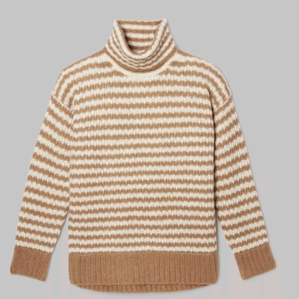 🆕 EVERLANE The Cloud Oversized Merino Wool/Alpaca Turtleneck - Picture 10 of 16